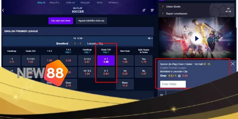 Cách đọc kèo bóng đá tài xỉu đơn giản chỉ cần biết tổng số bàn thắng
