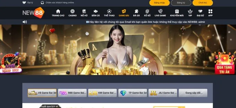 Mang game bài new88 đến với người chơi