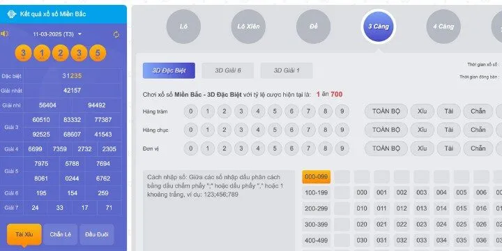 Hướng dẫn chơi XSMB trên New88