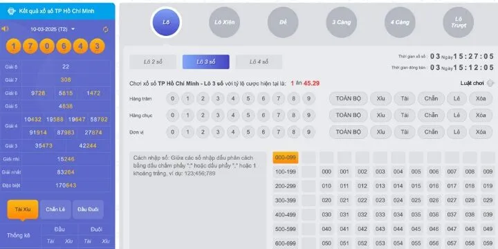 Lịch mở thưởng xổ số miền Nam New88