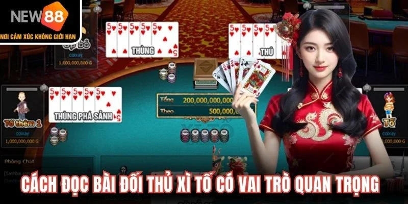 Cách đọc bài đối thủ xì tố có vai trò quan trọng