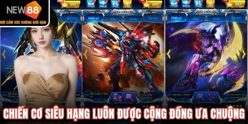 Chủ đề game độc đáo gắn liền phi cơ chiến đấu
