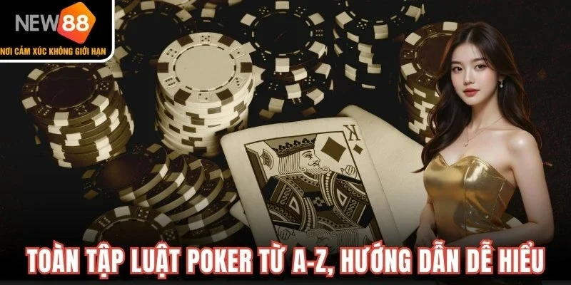 Toàn tập luật Poker từ A–Z, hướng dẫn dễ hiểu cho tân binh